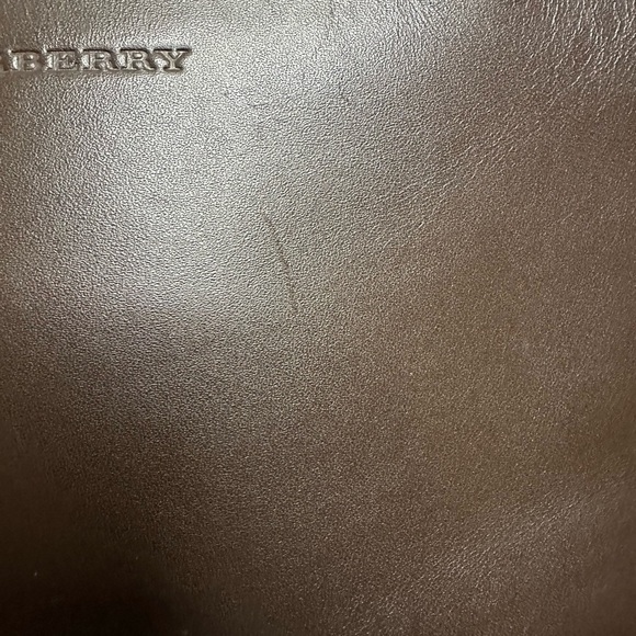 EUC Vintage Burberry leather & suede handbag - Picture 7 of 8